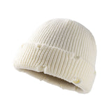 Short Dome Knitted Hat Hi Hop Hats