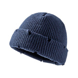 Short Dome Knitted Hat Hi Hop Hats