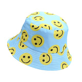 NEWBLOM SMILE Bucket Hat Double Sided Bucket Hat