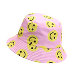 NEWBLOM SMILE Bucket Hat Double Sided Bucket Hat