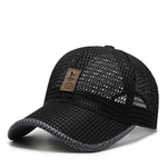 Unisex Men Fishing Baseball Caps Women Breathable Mesh Snapback Hats