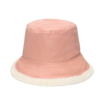 NEWBLOM Winter Leather Warm Fisherman Hat Bucket Hat