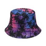 NEWBLOM Cherry Sunflower Coconut Printed Sun Hat ,beach Reversible bucket Hat