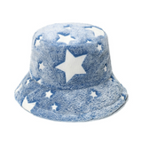 NEWBLOM Winter Stars Moon Unicorn Bucket Hat